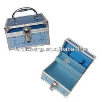 Professional Blue Cosmetic Beauty Case with Acrylic Cover, RZ-ACS175